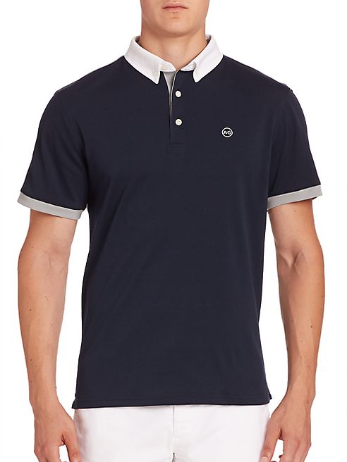 AG Green Label - Deuce Colorblocked Polo