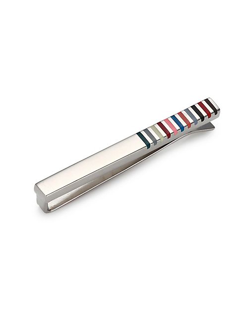 Paul Smith - Striped Tie Clip