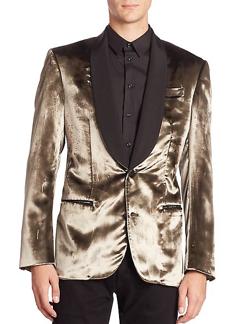 Bally - Metallic Button-Down Jacket