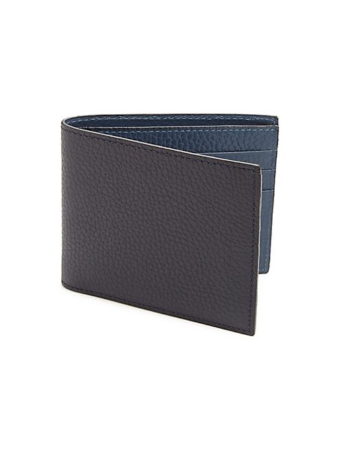 Saks Fifth Avenue Collection - Leather Bi-Color Billfold Wallet