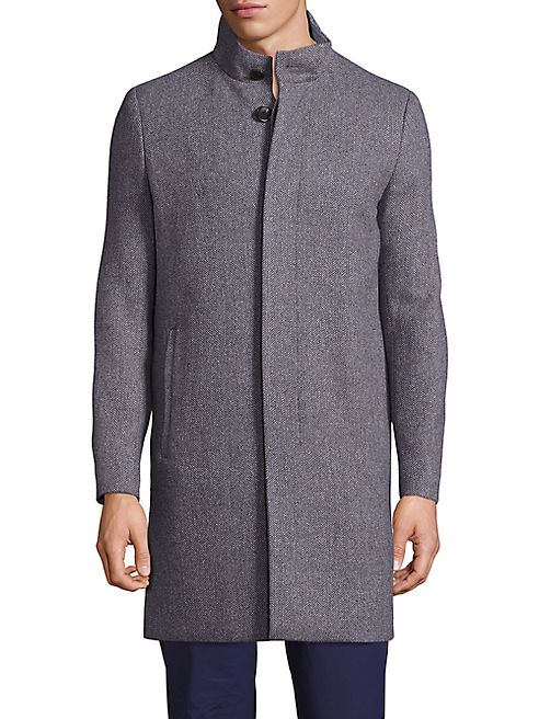 Theory - Blended Wool Solid Coat