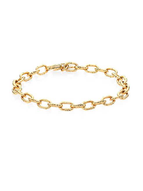 John Hardy - Bamboo 18K Yellow Gold Link Bracelet