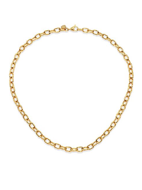 John Hardy - Bamboo 18K Yellow Gold Small Link Necklace