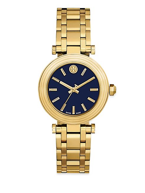 Tory Burch - Classic Goldtone Stainless Steel Bracelet Watch