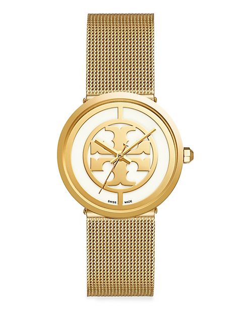 Tory Burch - Reva Goldtone Mesh Bracelet Watch