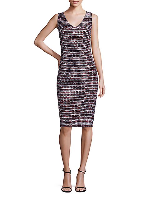 St. John - Tweed Sheath Dress