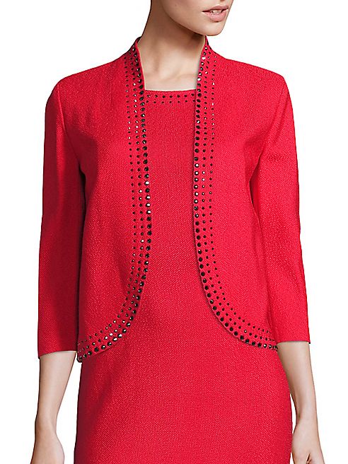 St. John - Sequin-Embellished Rumba Knit Jacket