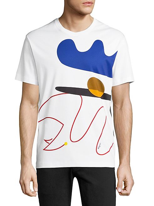 Salvatore Ferragamo - Abstract Printed Regular-Fit Tee