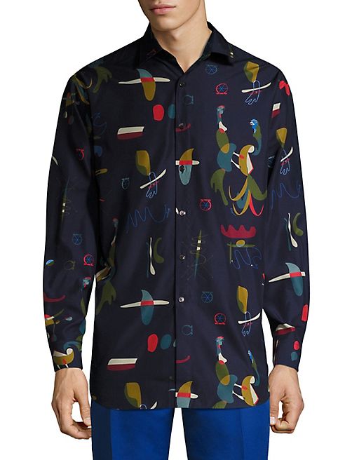 Salvatore Ferragamo - Regular-Fit Printed Shirt