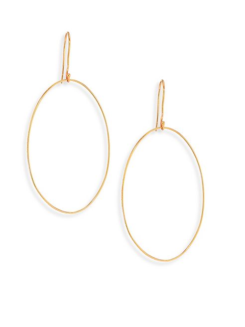 GINETTE NY - Ellipses 18K Rose Gold Earrings