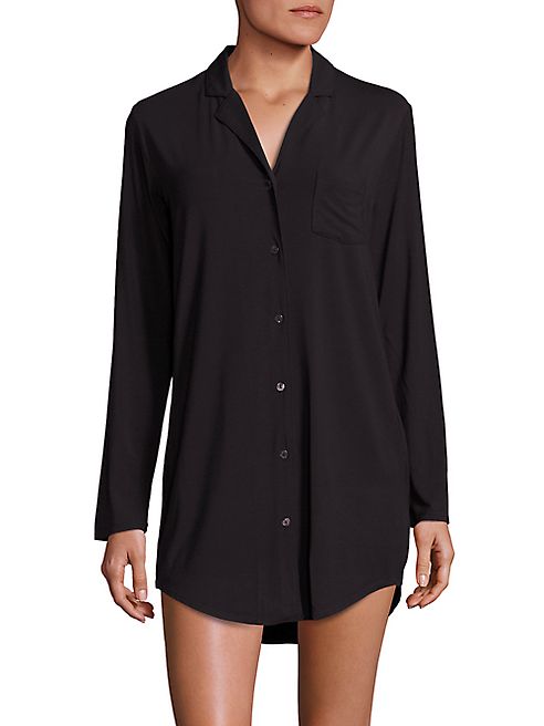 Naked - Notch Collar Sleepshirt