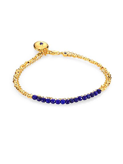 Astley Clarke - Lapis Locket Biography Bracelet