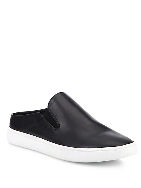 Vince - Verrell Leather Backless Skate Sneakers