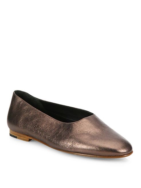 Vince - Maxwell Leather Ballet Flats