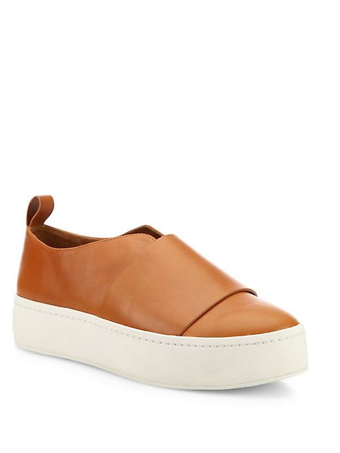 Vince - Wallace Leather Platform Skate Sneakers