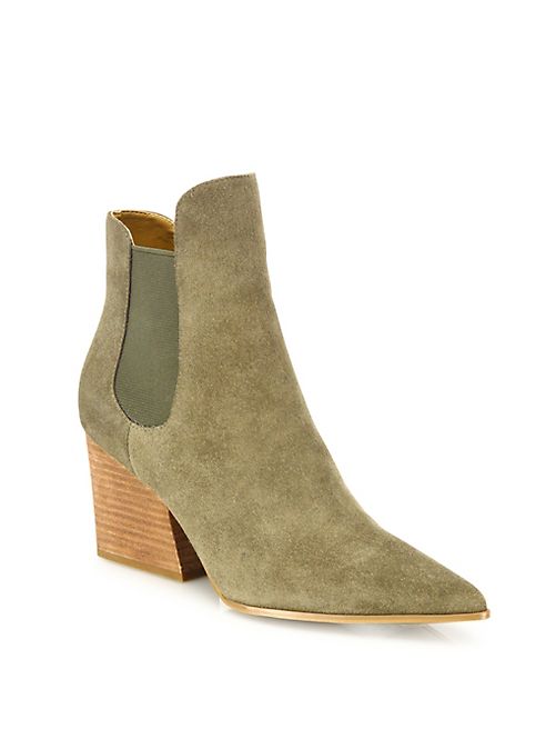 KENDALL + KYLIE - Finley Suede Point Toe Booties