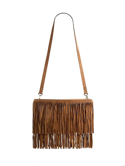 MR. - Mr. Harrison Fringe Suede Crossbody Bag