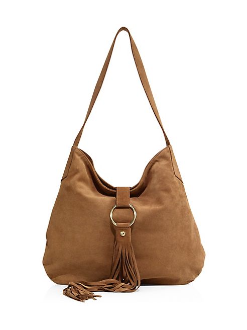 MR. - Mr. Crawford Fringe Suede Hobo Bag