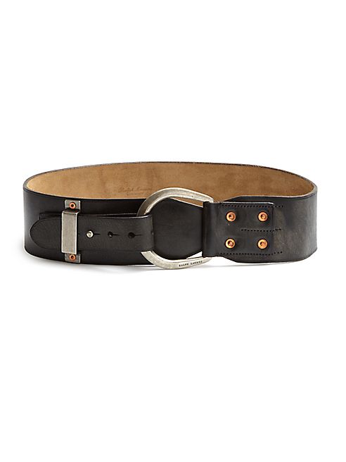 Ralph Lauren Collection - Contour Leather Belt