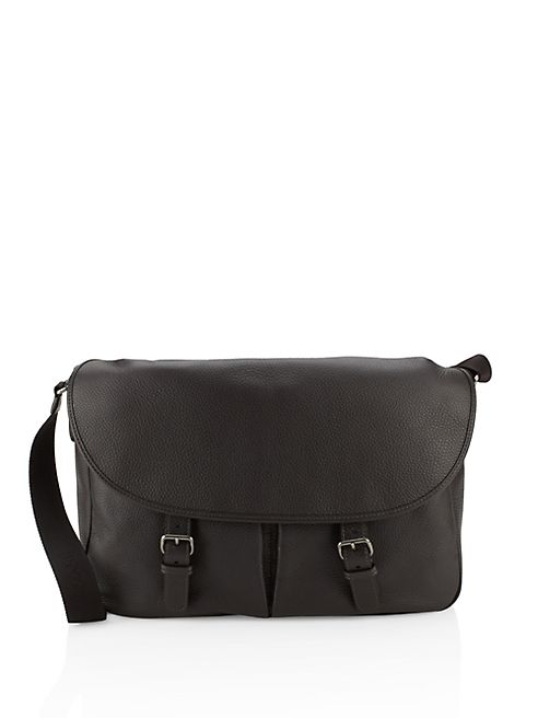 Emporio Armani - Leather Messenger Bag