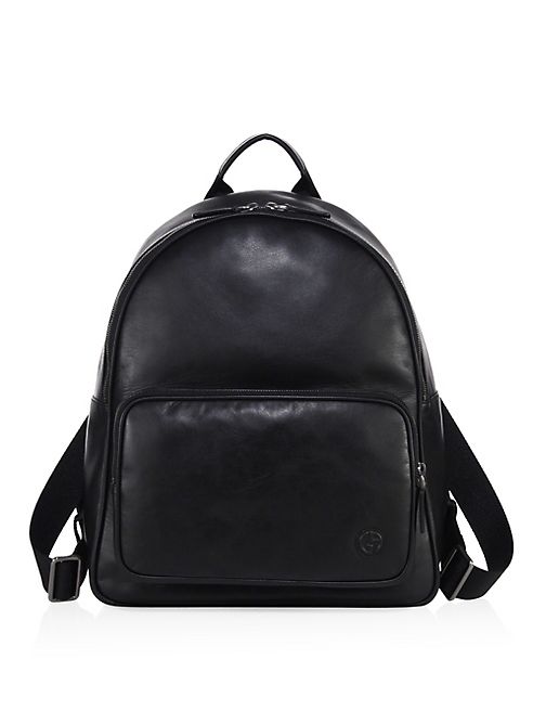 Giorgio Armani - Solid Leather Backpack