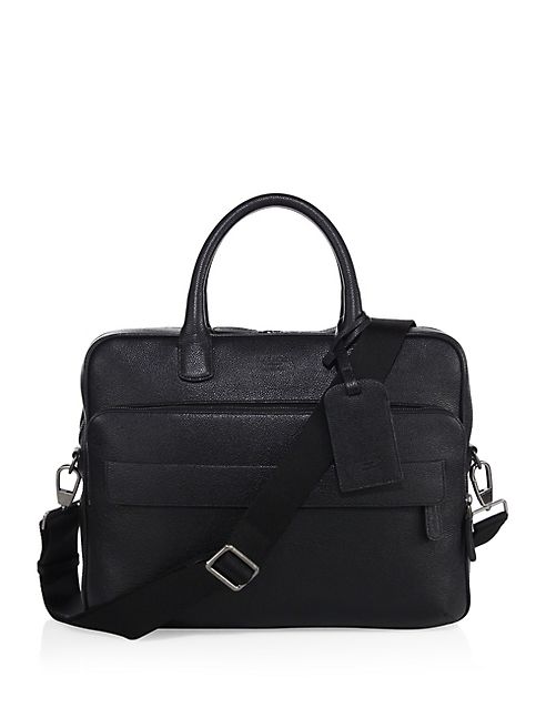 Giorgio Armani - Textured Leather Briefcase