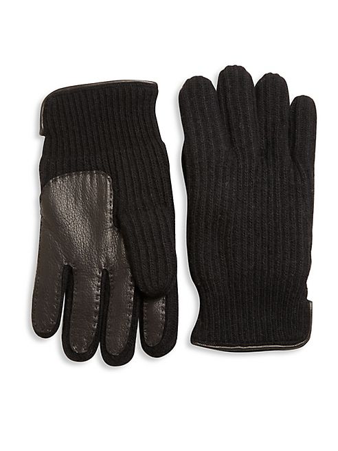 Portolano - Paneled Cashmere Gloves