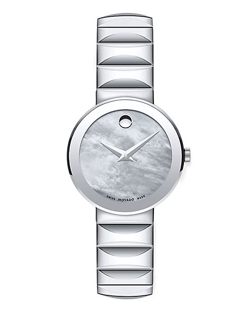 Movado - Sapphire Stainless Steel Bracelet Watch