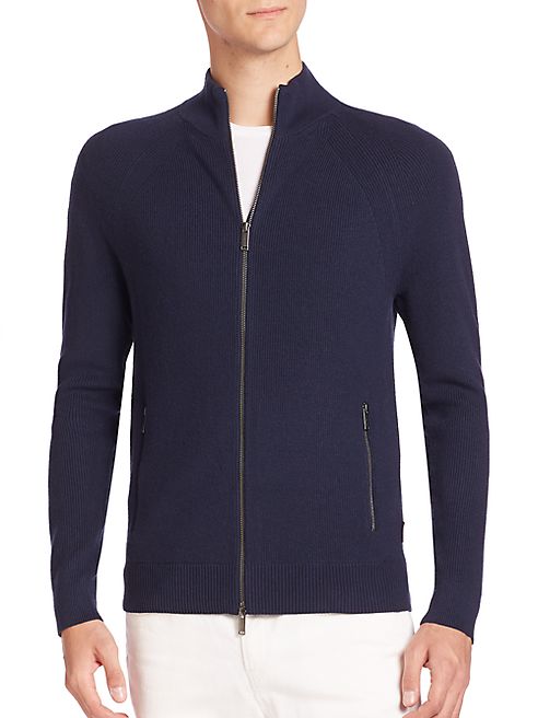 Michael Kors - Cotton-Blend Zip Cardigan