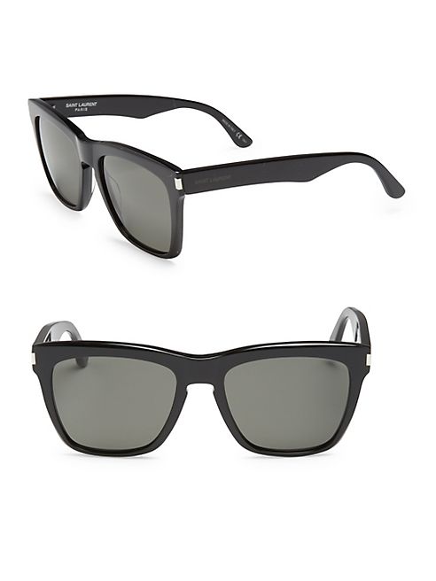 Saint Laurent - SL 137 Devon 55MM Square Sunglasses