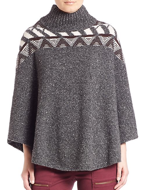 Joie - Ozora Nap Wool Mockneck Poncho