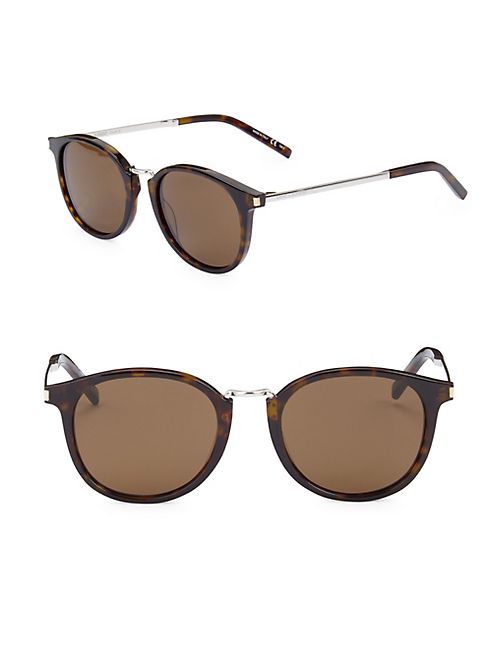 Saint Laurent - Combi 51MM Round Sunglasses