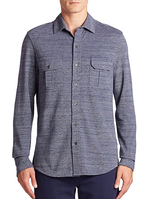 Orlebar Brown - Textured Button-Front Shirt