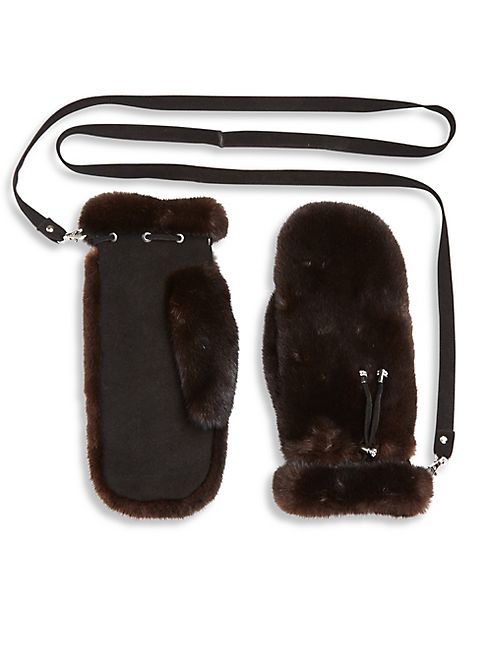 The Fur Salon - Mink Fur Mittens