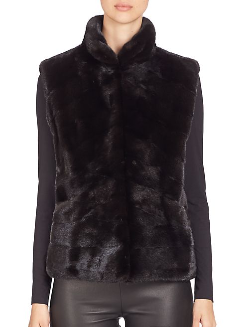 Bibhu Mohapatra - Quilted Mink Fur Vest