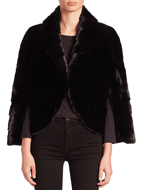 Bibhu Mohapatra - Mink Fur Cape