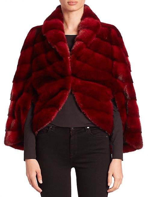 Bibhu Mohapatra - Mink Fur Cape