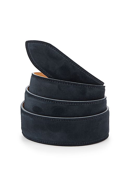 Corthay - French Calf Suede & Leather Belt