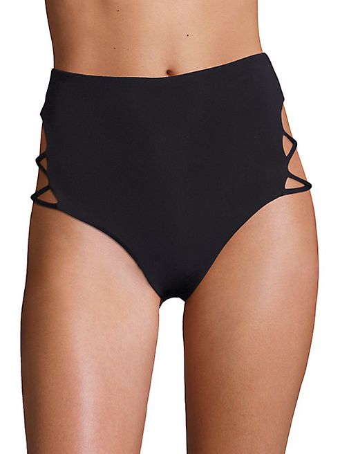 Mara Hoffman - Crisscross Side High Waist Bikini Bottom