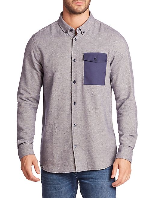 WeSC - Oakes Cotton Button-Down Shirt