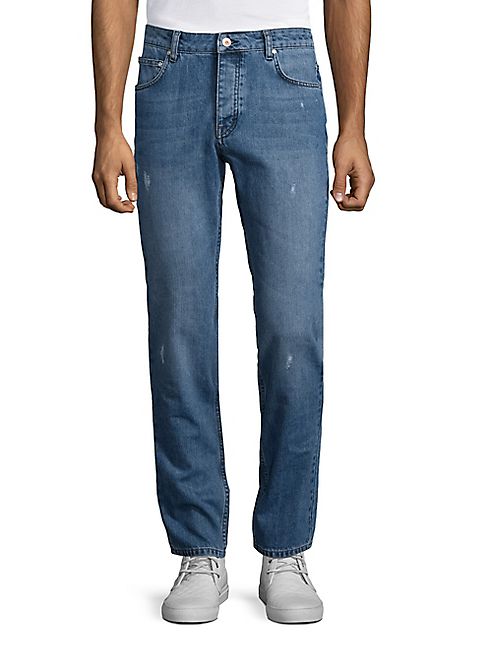 WeSC - Eddy Straight-Fit Distressed Jean