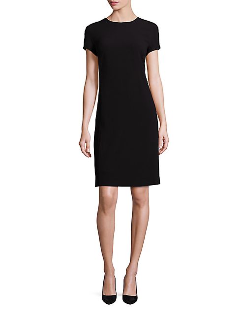 Escada - Pleated-Back Sheath Dress