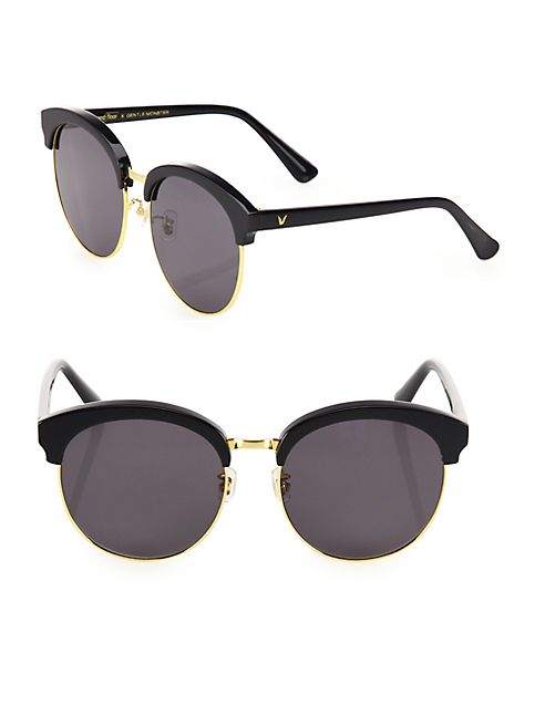 Gentle Monster - Deborah 59MM Mirrored Oversized Round Sunglasses