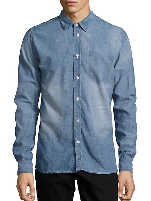 Nudie Jeans - Henry Worn Chambray Shirt