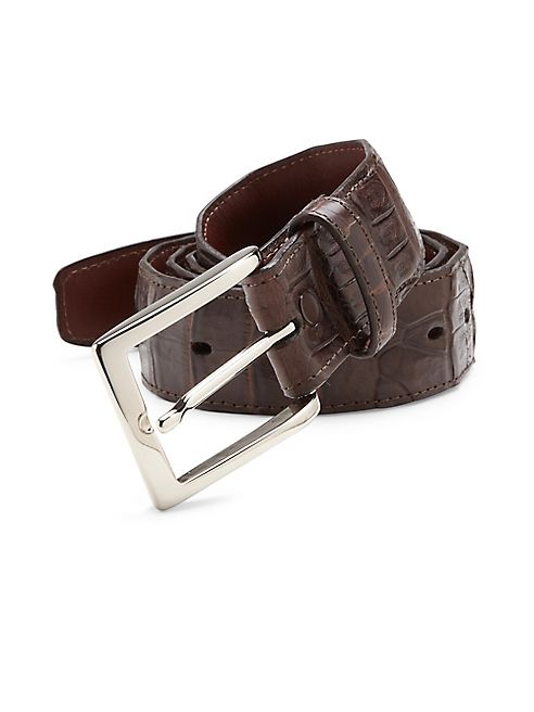 Saks Fifth Avenue Collection - South American Caiman Leather Belt