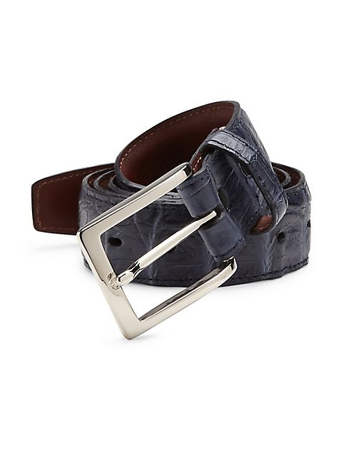 Saks Fifth Avenue Collection - South American Caiman Leather Belt