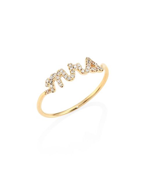 Sydney Evan - Mrs. Diamond & 14K Yellow Gold Ring