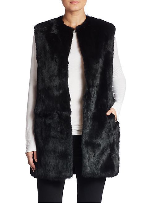 Adrienne Landau - Rabbit Fur Vest