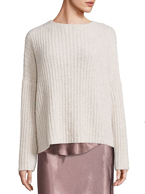 Vince - Ladder Stitch Cashmere Blend Sweater