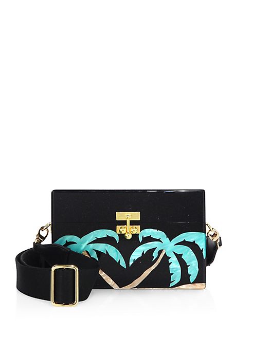 Edie Parker - Small Trunk Palm Tree Clutch